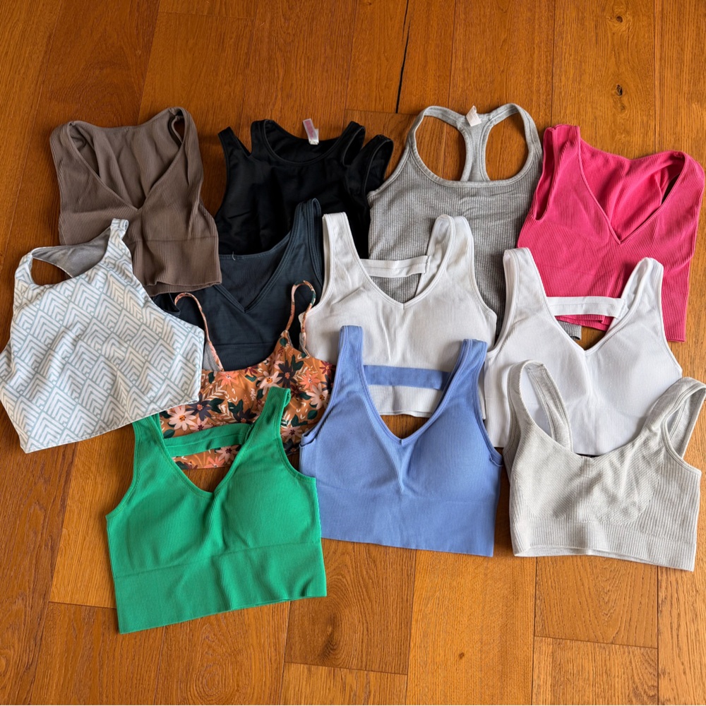 Colorful Sports Bra Collection